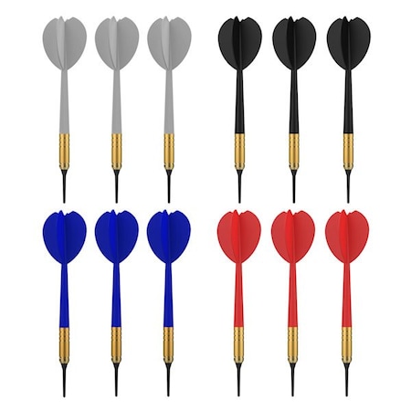 Accudart Soft Tip Dart Set, 12PK DA1223W